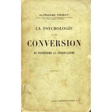 La psychologie d'une conversion
