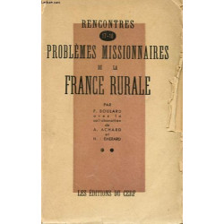 Problème missionnaires de la France rurale
