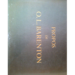 Propos de O.L. Barenton confiseur