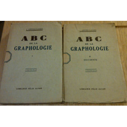 Abc de la graphologie en 2 tomes