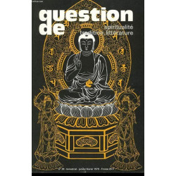 Question de Spiritualité tradition littérature N°28