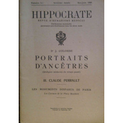 Hippocrate N°4-5 : Portraits d'ancêtres - 3. Claude Perrault