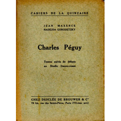 Charles Peguy. Textes suivis de débats au Studio franco-russe
