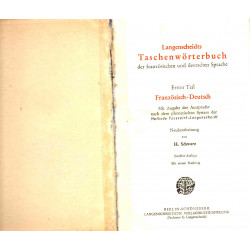 LangenscheidtsTaschenworterbuch - Franzosisch- deutsch