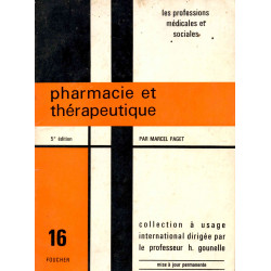 Pharmacie et thérapeutique