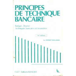 Principes de technique bancaire banque-bourse