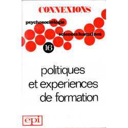 Connexions N°16: politiques et expériences de formation