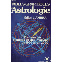 Tables graphiques d'astrologie