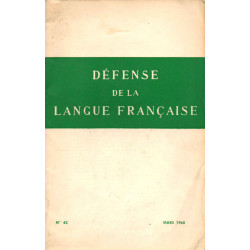 Défense de la langue française N°42- Mars 1968