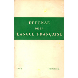 Défense de la langue française N°45- Novembre 1968