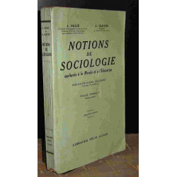 Notions de sociologie appliquée à la Morale et à l'Education