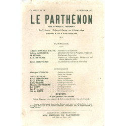 Le Parthénon Tome VIII N°18 - 5 décembre 1913