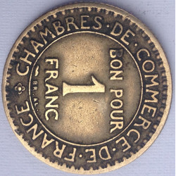 BON POUR 1 FRANC- CHAMBRE DE COMMERCE DE FRANCE - 1923