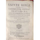 Sainte Bible contenant l'ancien et le nouveau testament avec son...