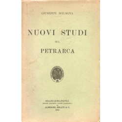 Nuovi studi sul Petrarca
