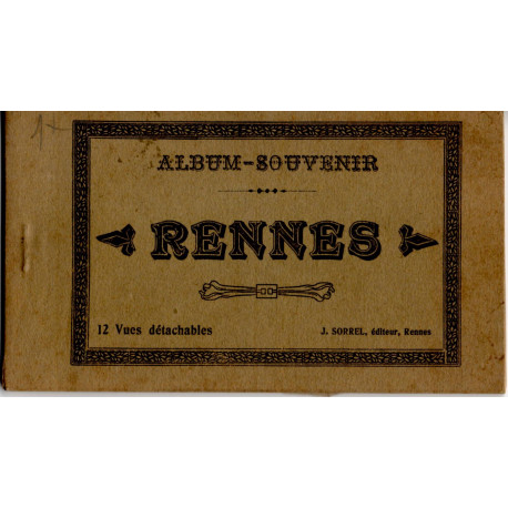 Album cartes postales Rennes