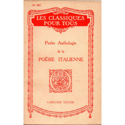 Petite anthologie de la poésie italienne