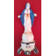 Ancienne Vierge Sainte Marie polychrome bras ouverts