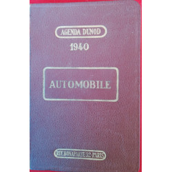 Agenda Dunod 1940 Automobile