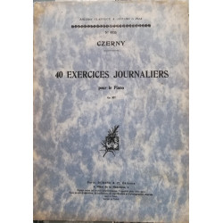 40 exercices journaliers pour le piano op.337