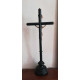 Ancien crucifix 34 cm sur pied période Napoléon 3