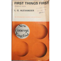First things first student's book