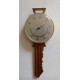 Vintage thermomètre laiton en forme de clef