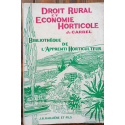 Droit rural et économie horticole