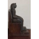 Sculpture bronze Pharaon assis