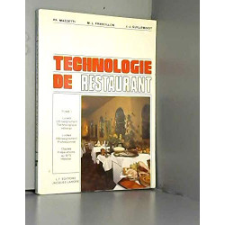 Technologie de restaurant Tome 1