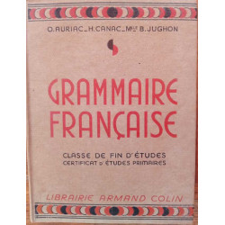 Grammaire française classe de fin d'études certificat d'études...