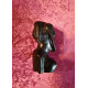 Belle sculpture de tête africaine en ébène