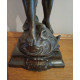 Sculpture d'athlète romain grec en régule Le Triomphe signée...
